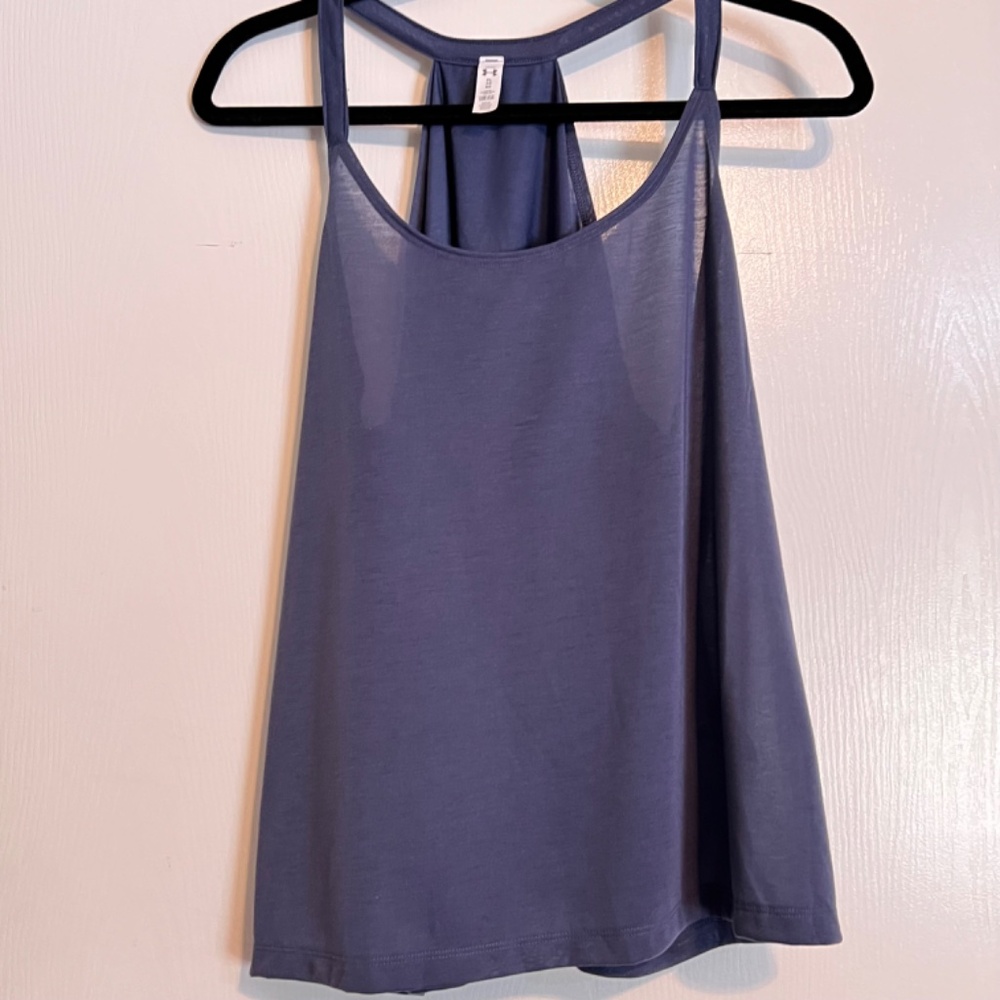 Under Armour Heat Gear Tank Top- Purple  Size XL